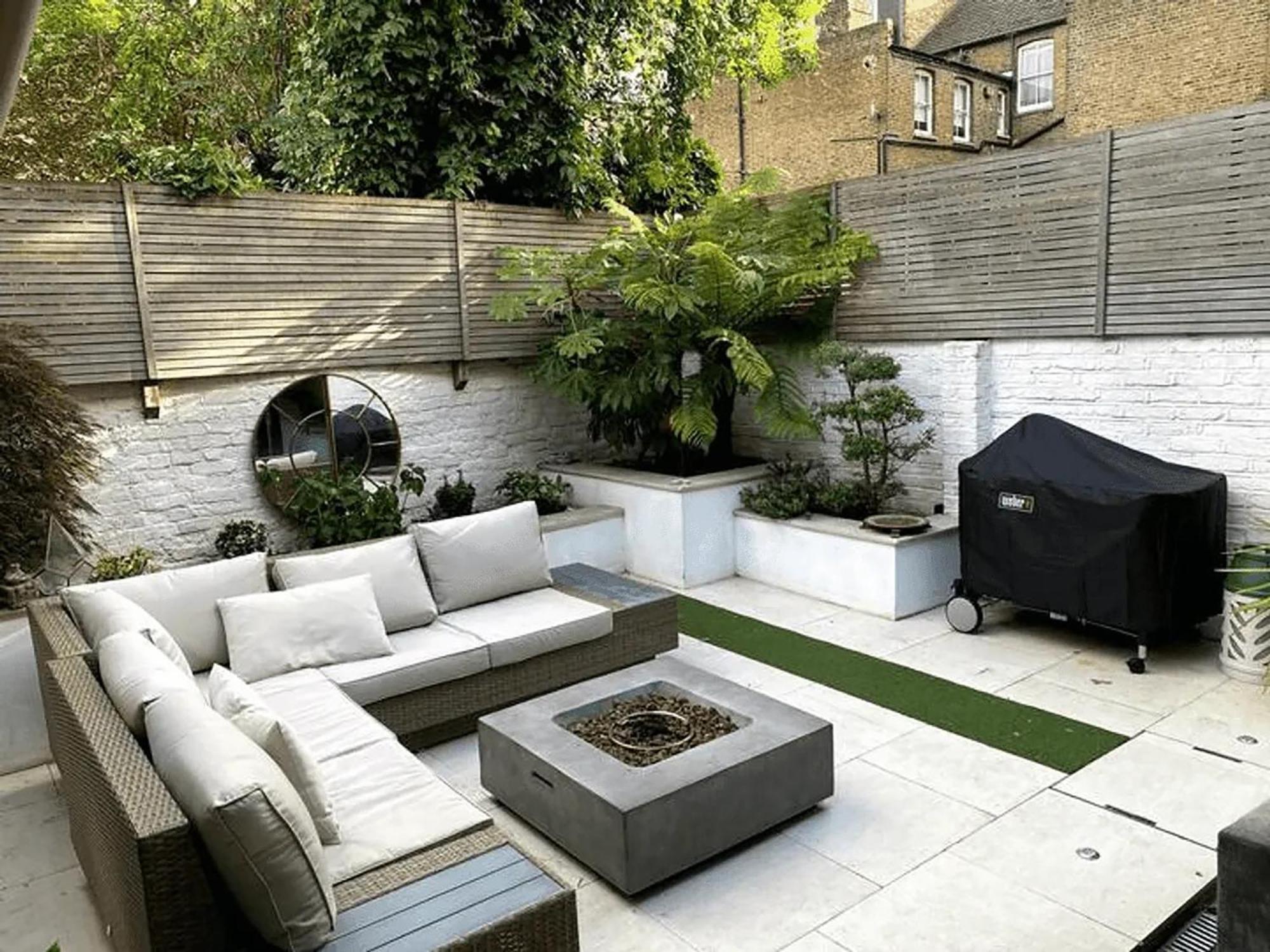 Apartament Sleek 2 Bedroom Flat With Private Patio & Firepit In Shepherds Bush, Near Hammersmith Londra
